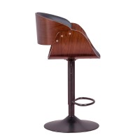 Jakkara Burrow Nostin pähkinäpuun ja keinonahkaisen tyynyn muodossa