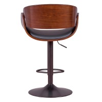 Jakkara Burrow Nostin pähkinäpuun ja keinonahkaisen tyynyn muodossa