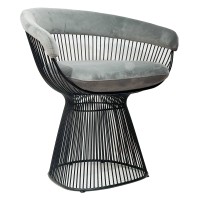 Fauteuil design Albert recouvert de velours