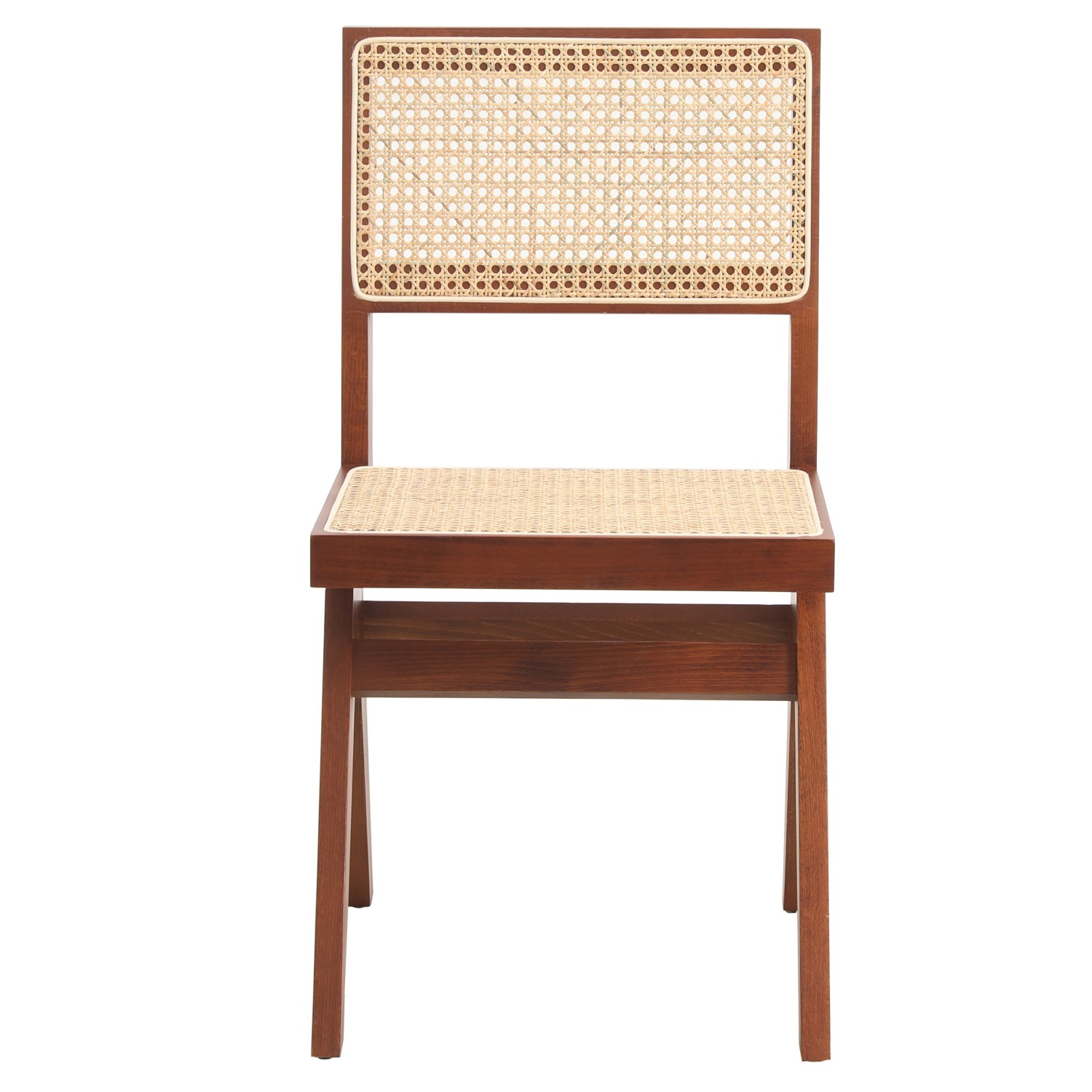 Réplica da cadeira Chandigarh pelo designer Pierre Jeanneret 