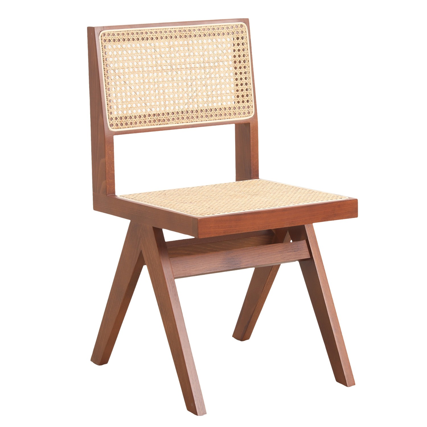 Réplica da cadeira Chandigarh pelo designer Pierre Jeanneret 