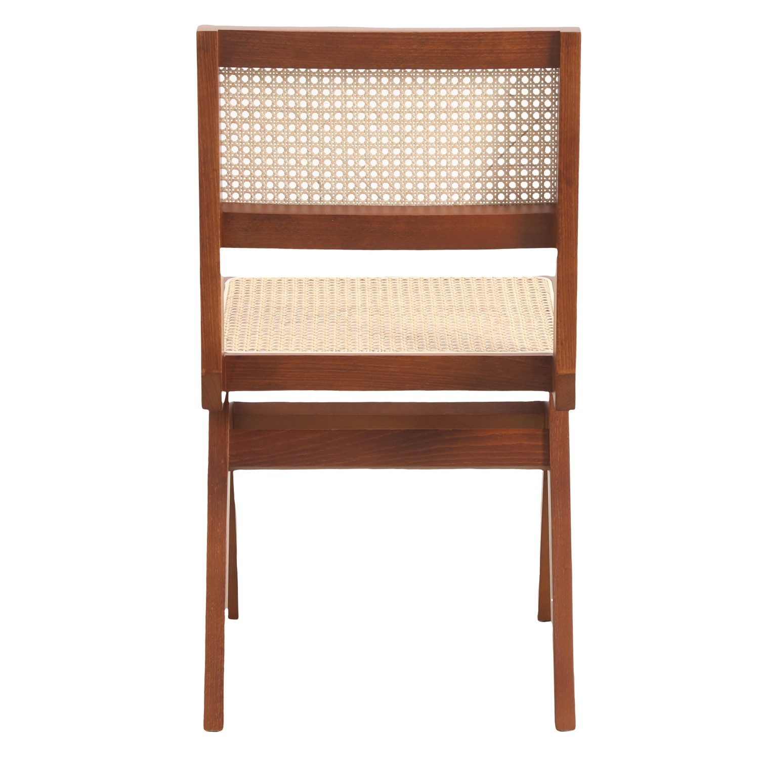 Réplica da cadeira Chandigarh pelo designer Pierre Jeanneret 