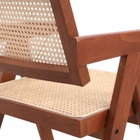 Replica Chandigarh Stuhl mit Armlehnen von Designer Pierre Jeanneret 