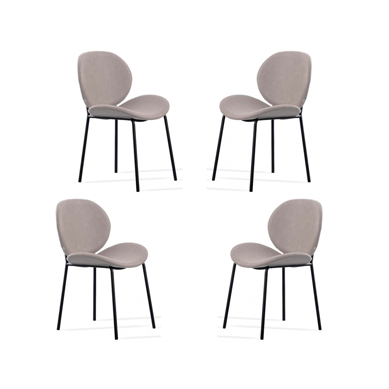 PACK 4 CHAISES SLICE