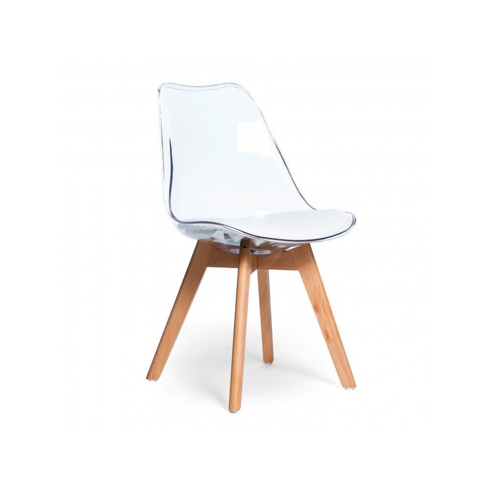 PAKKET 4 TRANSPARANTE VERONA STOELEN