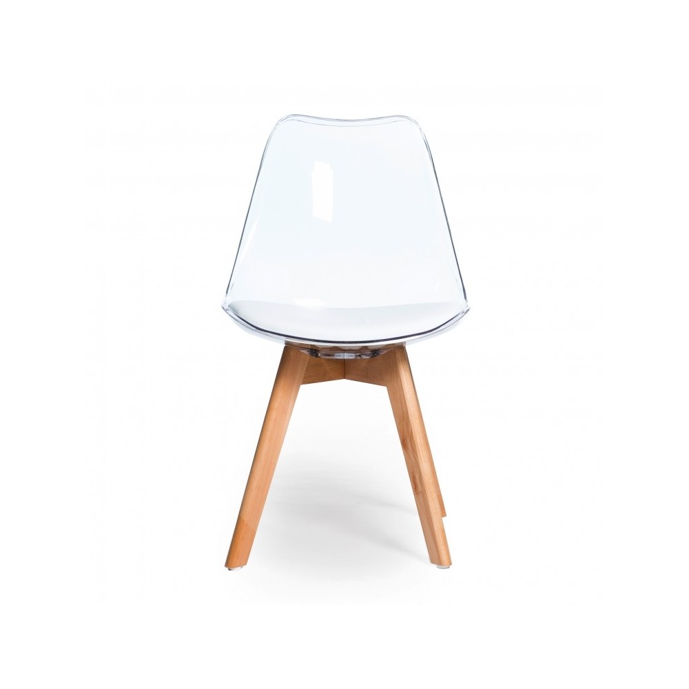 PAKKET 4 TRANSPARANTE VERONA STOELEN