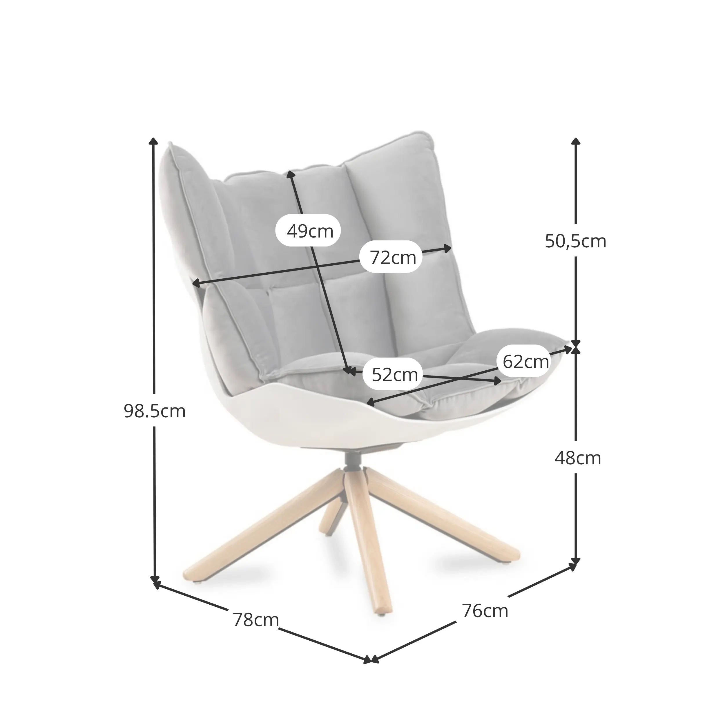 Inspiration Husk Designer Sessel